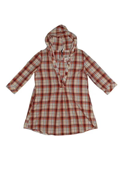 Women's checkered shirt — Stock Photo, Image