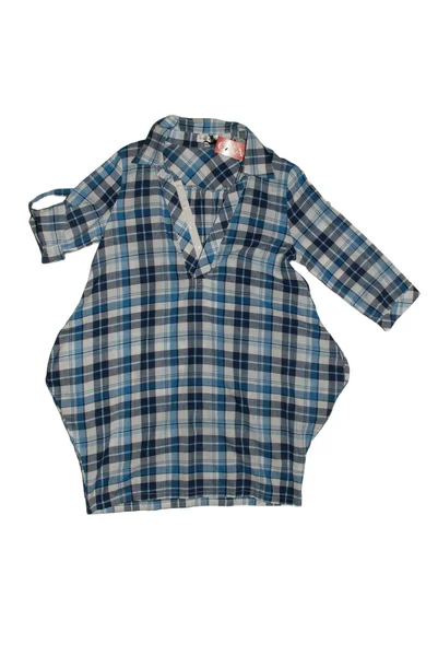 Women's checkered shirt — Stock Photo, Image