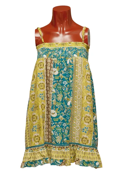 Женское платье с орнаментом — стоковое фото
