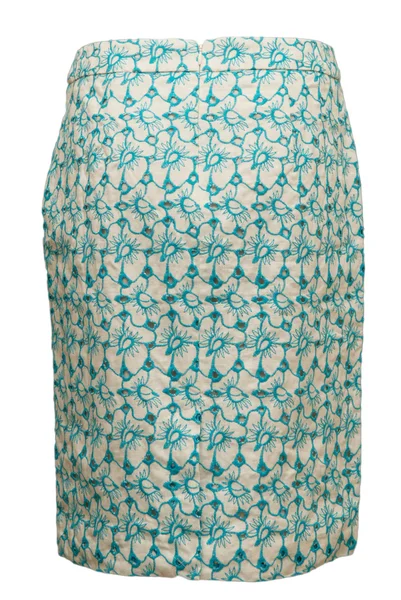 Элегантная голубая юбка — стоковое фото