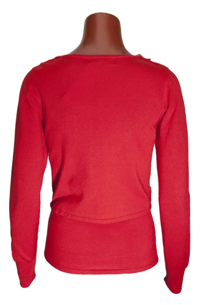 Camicia rossa femminile — Foto Stock