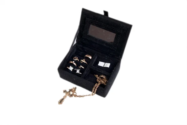 A caixa de jóias — Fotografia de Stock