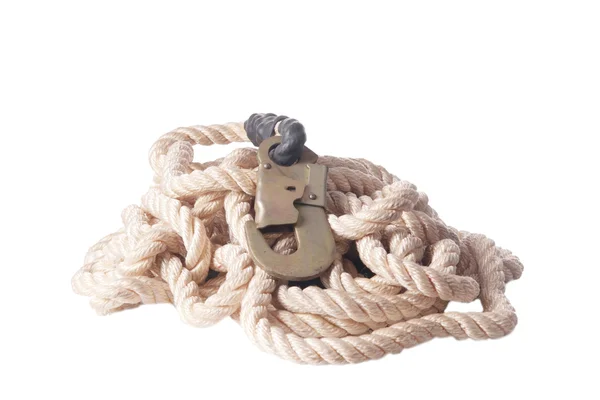 分離されたロープ — ストック写真