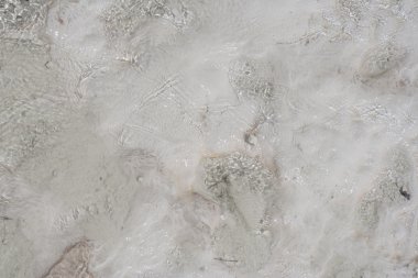 Pamukkale travertin yüzeyi