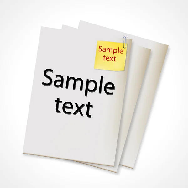 Paper banner — Stock Photo, Image