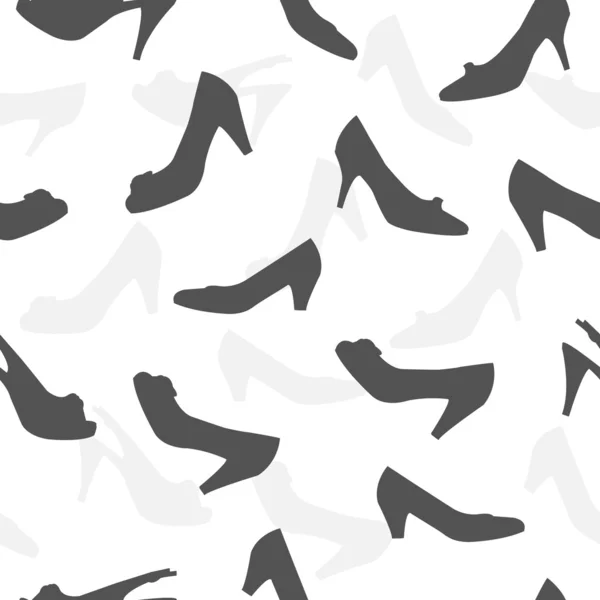 Женская обувь бесшовный рисунок фон иллюстрации — стоковое фото