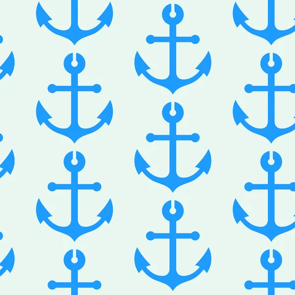 Seamless wallpaper with sea anchors — Stock Photo, Image