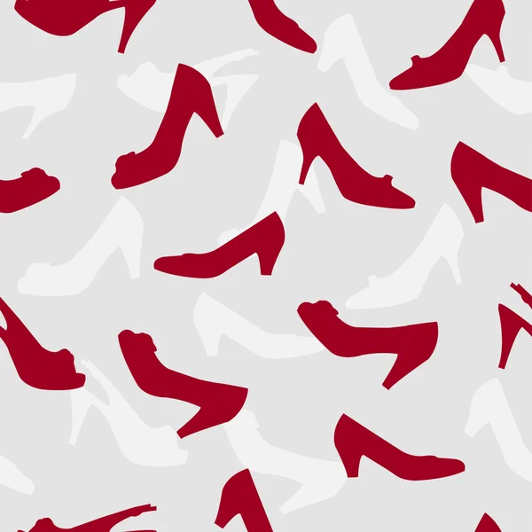 Vrouw schoenen naadloze patroon illustratie achtergrond — Stockfoto