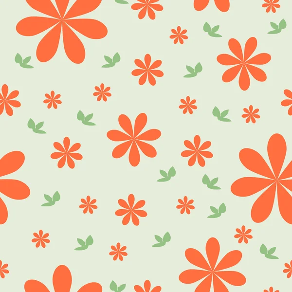 Papier peint floral avec ensemble de fleurs différentes . — Photo