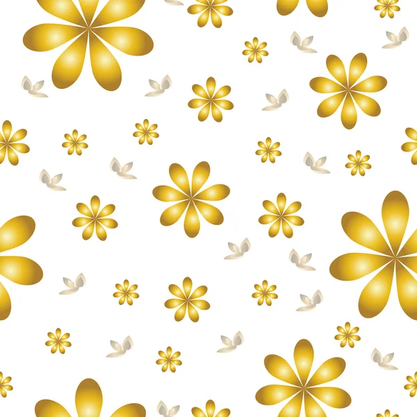 Fondo de pantalla floral con conjunto de diferentes flores . —  Fotos de Stock