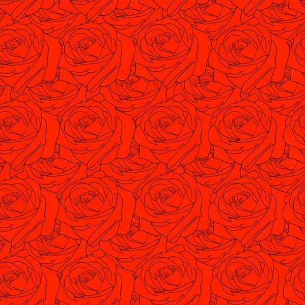 Бесшовный фон с цветочными розами . — стоковое фото