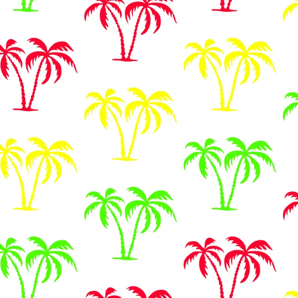 Varrat nélküli palm tree minta — Stock Fotó