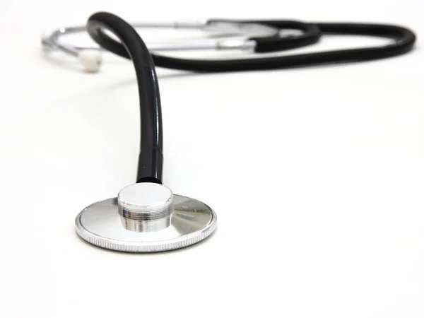 Stethoscope isolated over a white background. — Stock Photo, Image