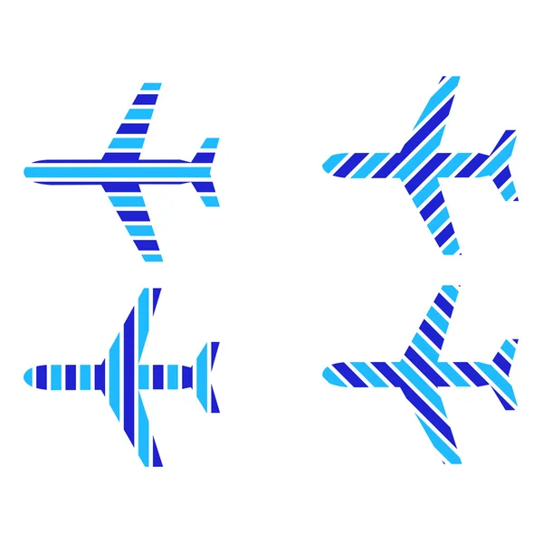 Logotypen trafikflygplan — Stockfoto