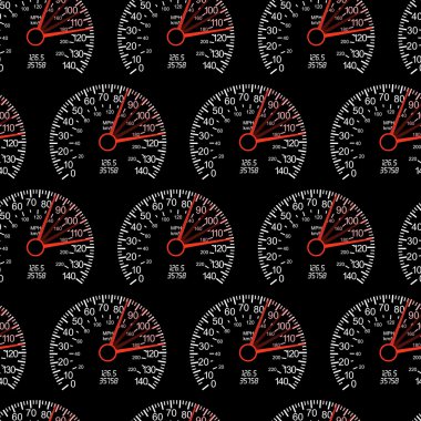 Seamless wallpaper speedometer clipart