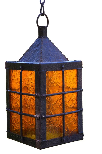 Antique lantern isolated on white background — Stock Photo, Image