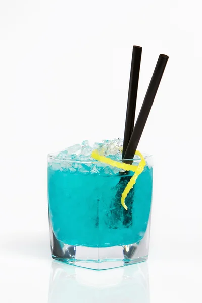 stock image Refreshing blue cocktail