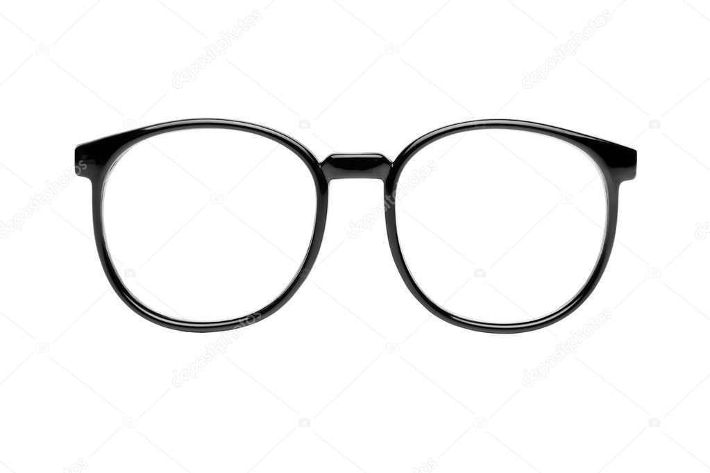 Nerd glasses isolated on white