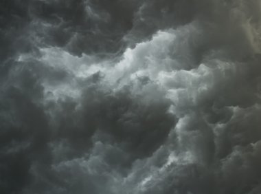 Dramatic stormy clouds clipart