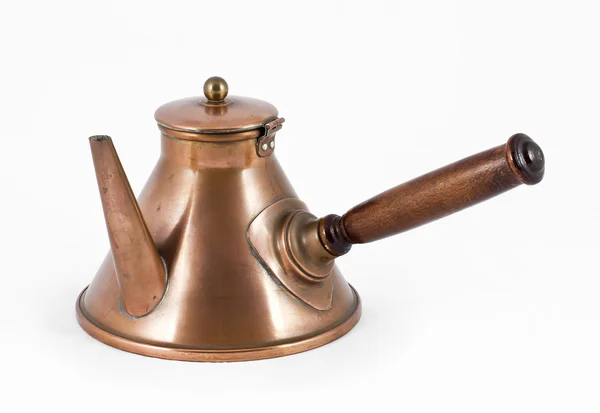 Copper tea pot — Stock Photo, Image