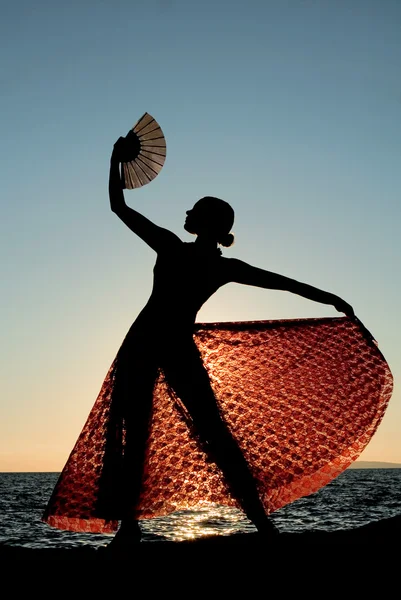 Tancerze hiszpańskiego w Hiszpanii — Zdjęcie stockowe