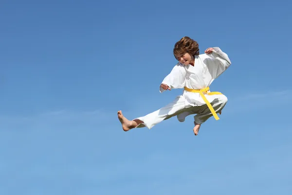 Karate ragazzo — Foto Stock