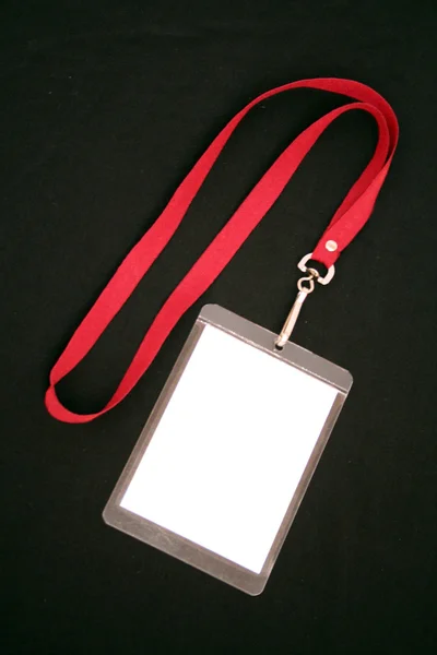 Stock image Blank lanyard identity press pass