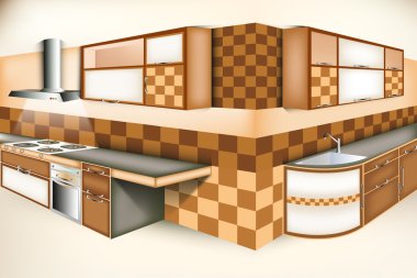 Exci kitchen room clipart