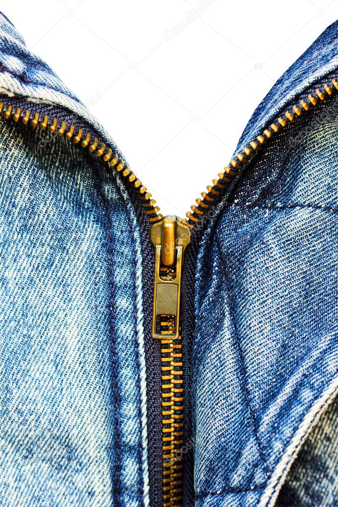 Zipper ( Jeans shirt ) — Stock Photo © mapichai #6085467