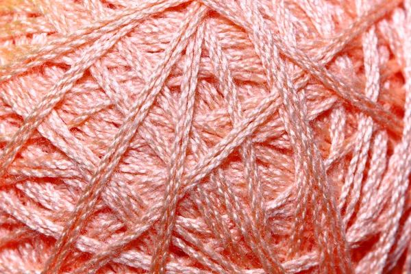 Ball of yarn orange light — Stock Photo, Image