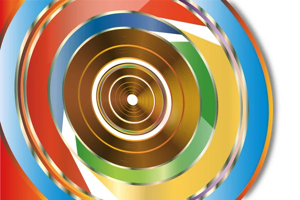 Círculos de colores de fondo — Vector de stock