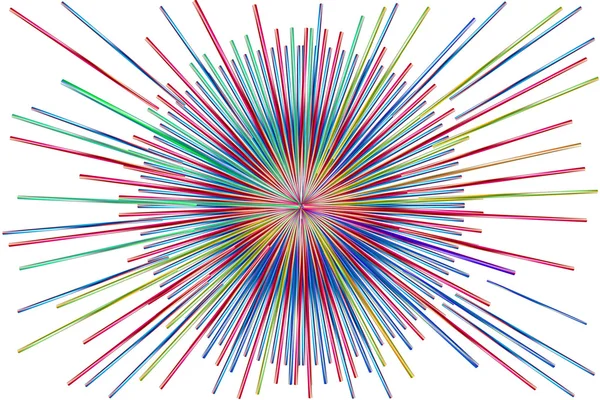 Cercle abstrait coloré — Image vectorielle