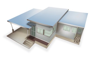 A small house style clipart