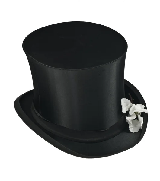 Μαύρο καπέλο κορυφή — Φωτογραφία Αρχείου