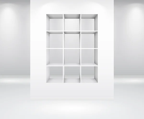 Galerie intérieur — Image vectorielle