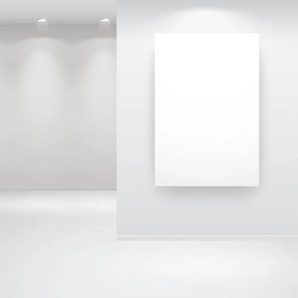 Galerie intérieur — Image vectorielle