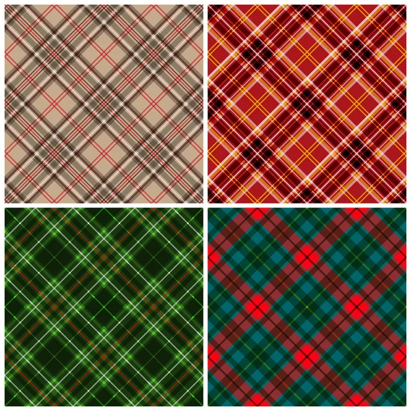 Papel de Parede ilustração xadrez de tecido escocês verde. design de estilo  plano de tartan têxtil. material de qualidade com textura infinita de cores  vermelho, branco e esmeralda. fundo argyle