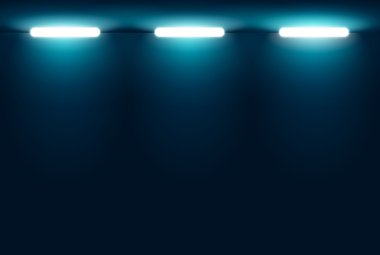 Blue lights in the night clipart