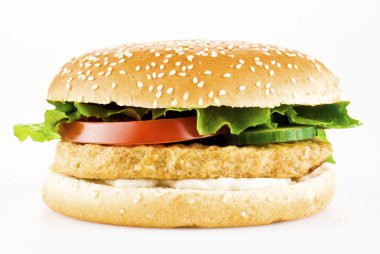 Chicken burger clipart