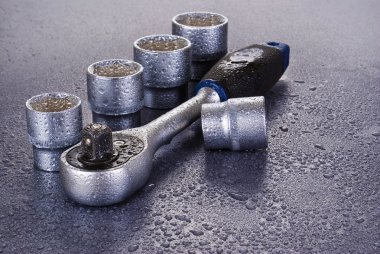 chromeplated anahtarları kümesi