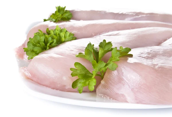 Raw chicken breasts — Stock Photo, Image