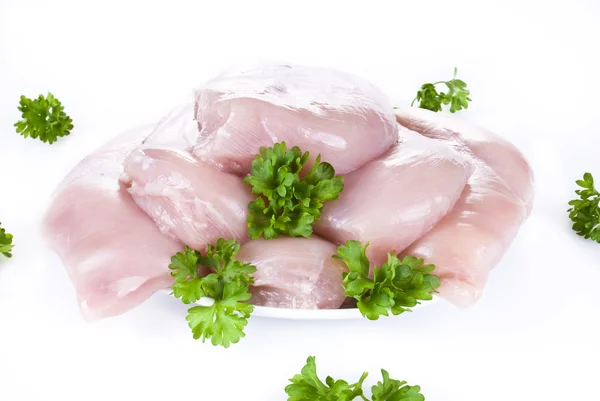Raw chicken breasts — Stock Photo, Image