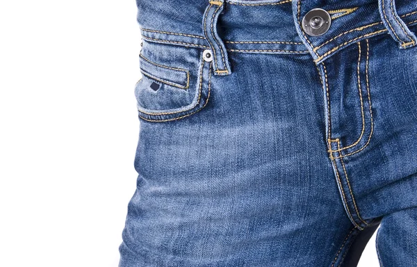 Kobiety sobie parę jeansów — Zdjęcie stockowe