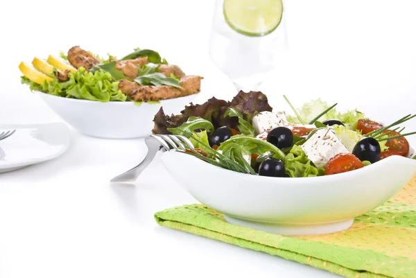 Fresh salads — Stock Photo, Image