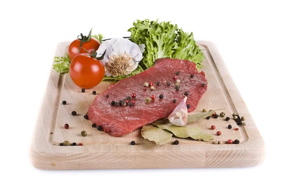 Rindfleisch braten Steak mit Gemüse — Stockfoto