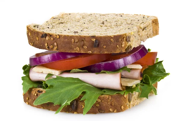 Свежеприготовленный сэндвич — стоковое фото