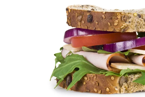 Čerstvě vyrobené sendvič — Stock fotografie