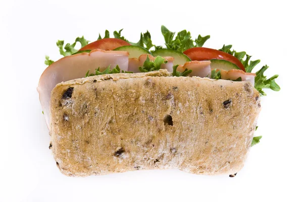 Čerstvě vyrobené sendvič — Stock fotografie