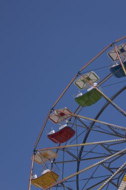 Ferris wheel on a summer day.