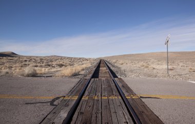 çelik demiryolu için raylar. manzara ulaşım parça treni